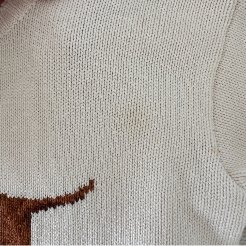 Ralph Lauren Intarsia Knit Hunting Dog Sweater - Picture 3 of 4